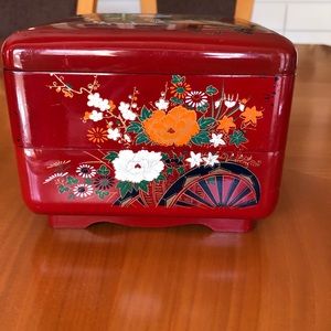 Asian Laquered Jewelry Box